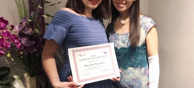Crystal Wong 「能量治療師證書課程」畢業分享